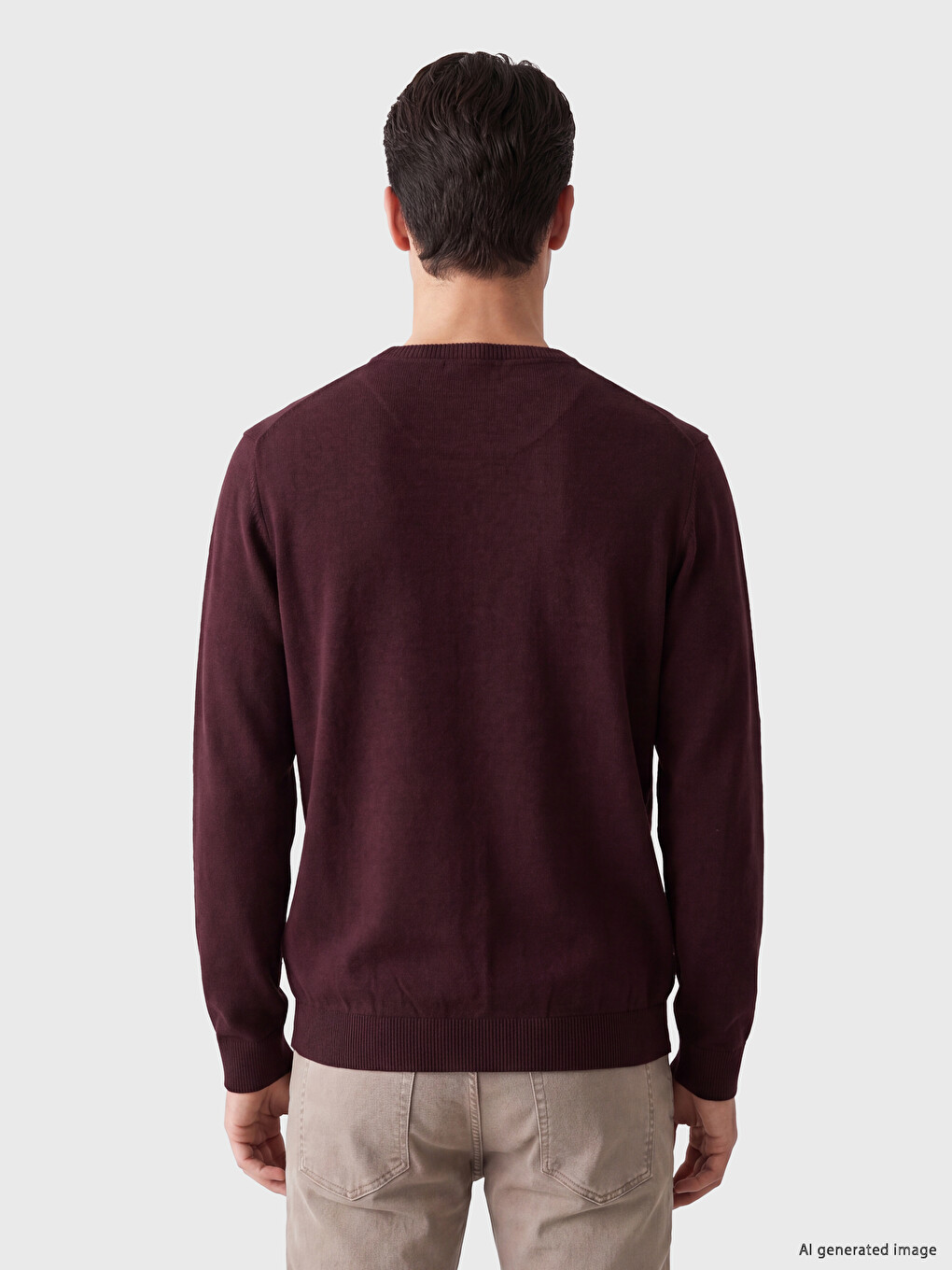 Crew Neck Men's Sweatshirt-2