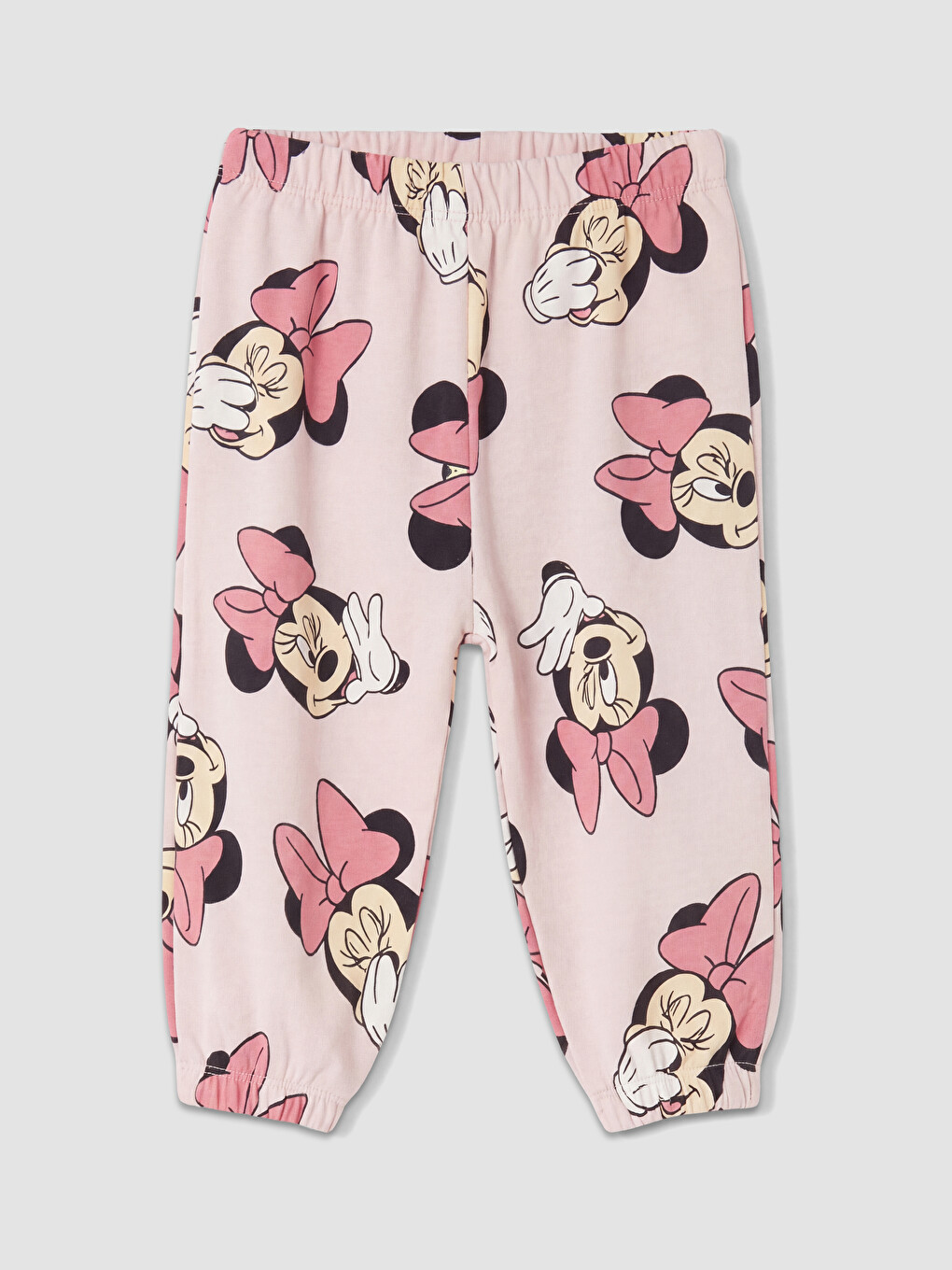 Pembe Minnie Mouse Kız Bebek Eşofman Takım-4