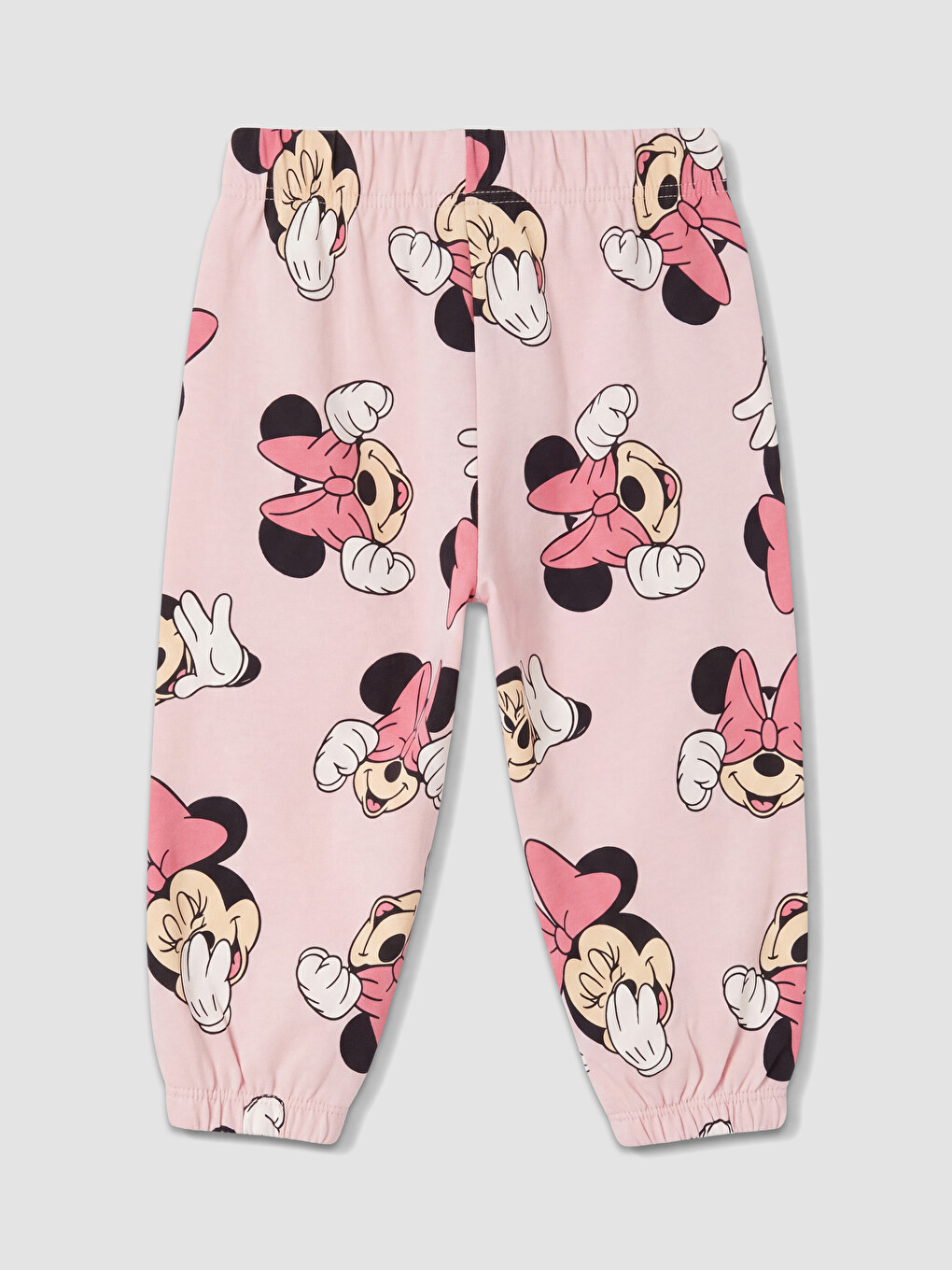 Pembe Minnie Mouse Kız Bebek Eşofman Takım-5