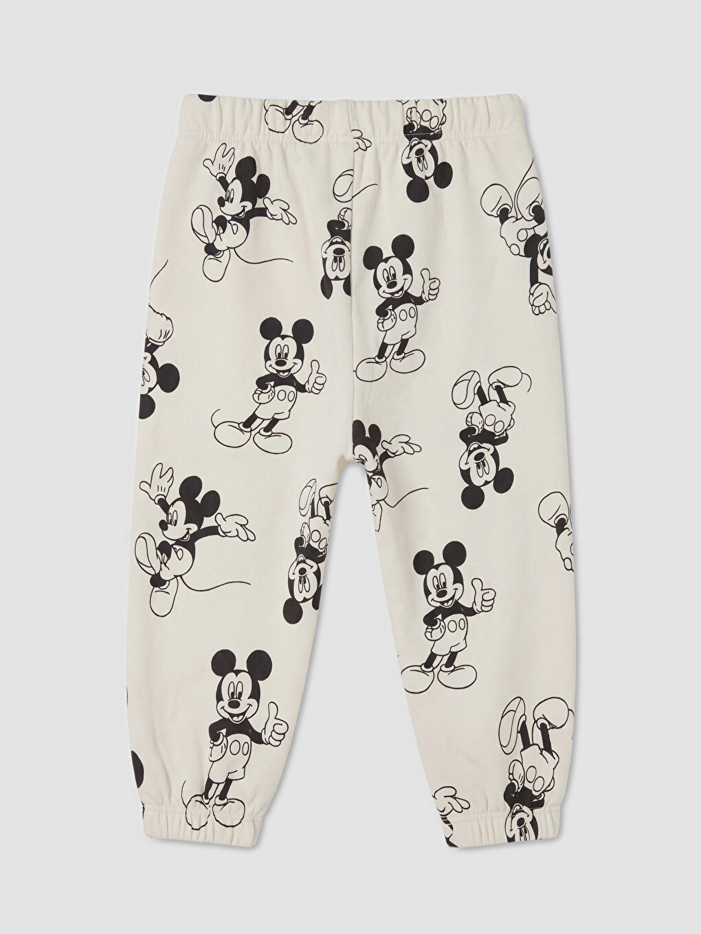 Gri Mickey Mouse Baskılı Erkek Bebek Takım-4