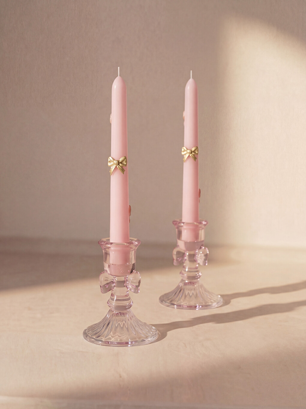 Karışık Fiyonk Figürlü Dekoratif Mum 2'li
