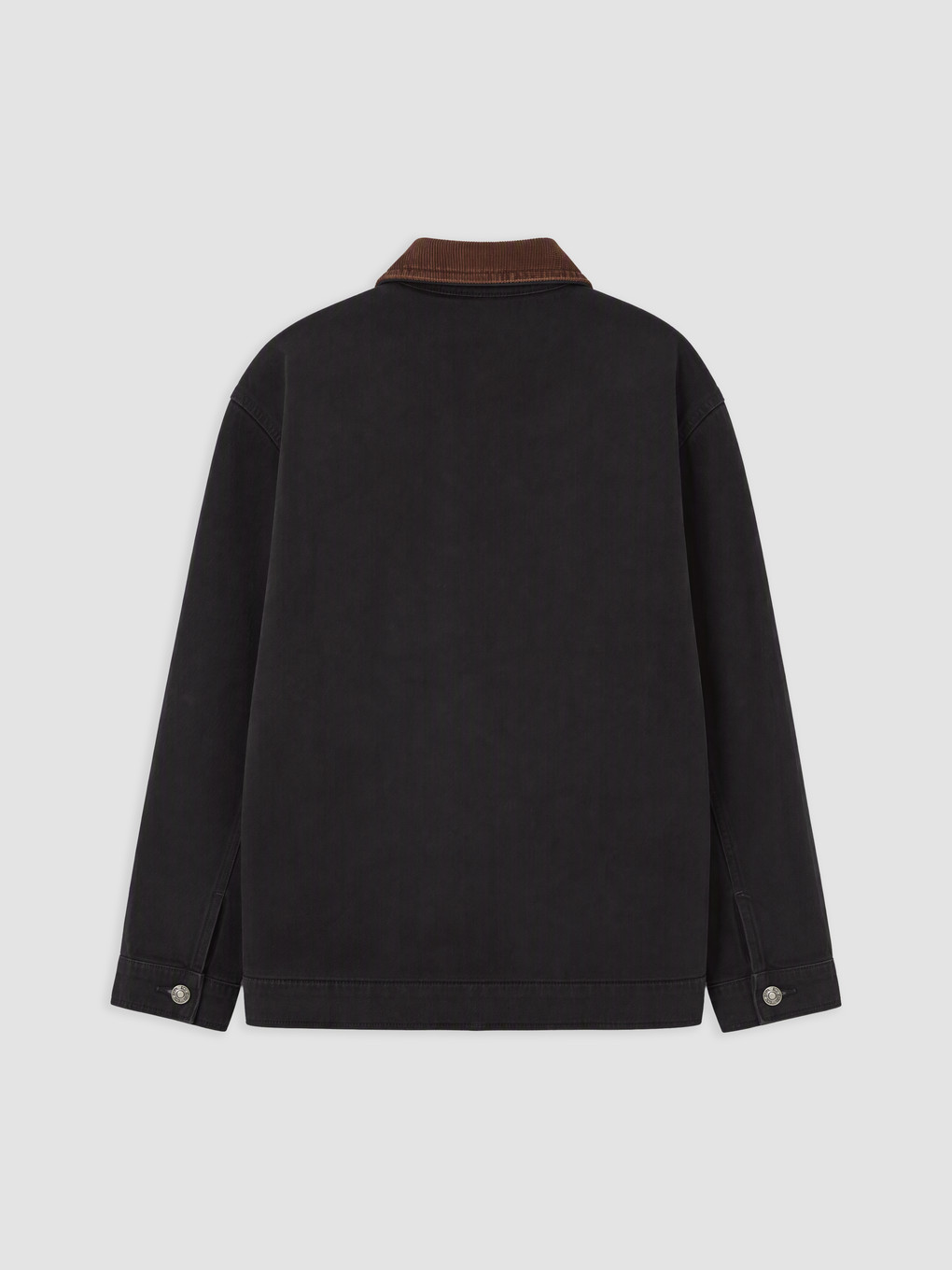 Boy Black Denim Coat-2