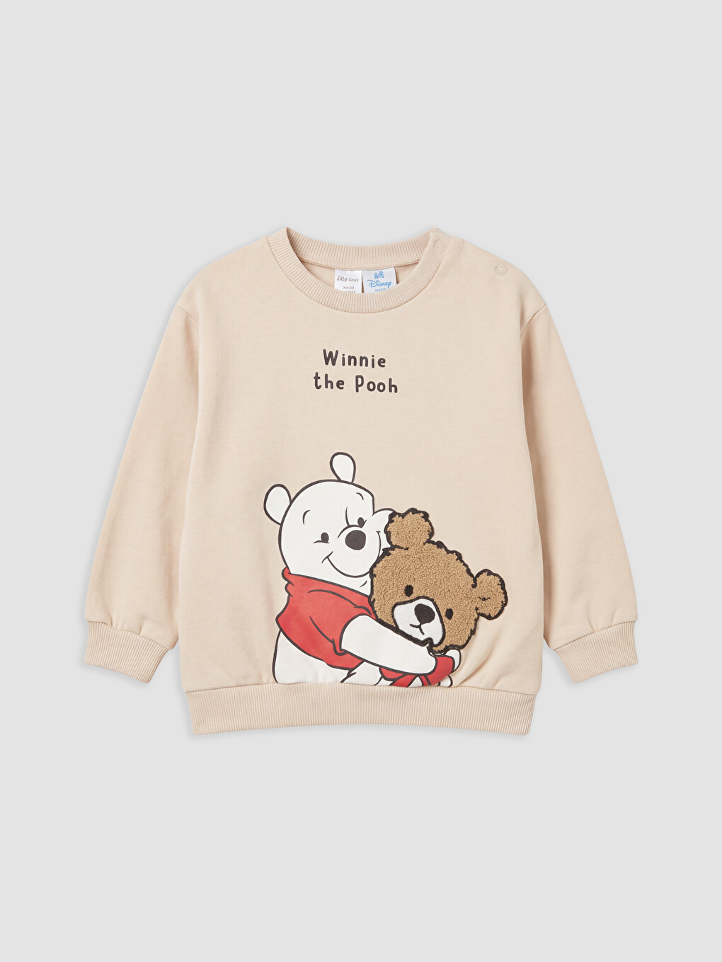 Bej Winnie The Pooh Erkek Bebek Takım-1