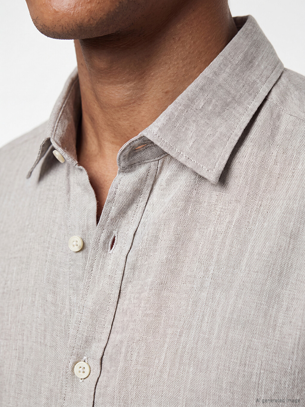 Regular Fit Dobby Men's Shirt-2
