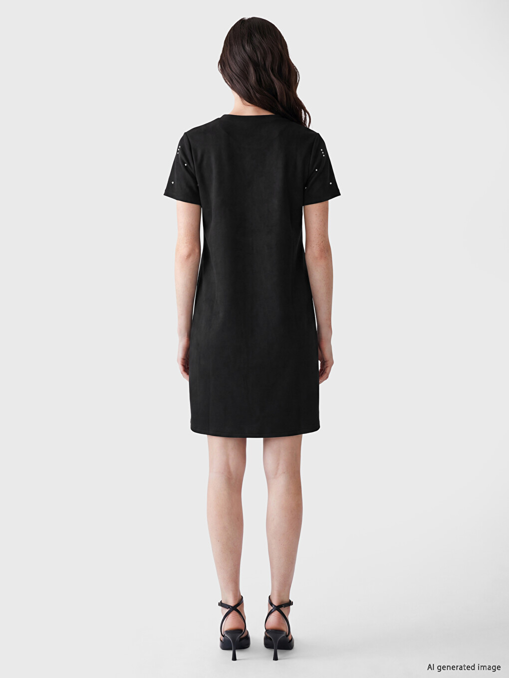 Woman Black Dress-1
