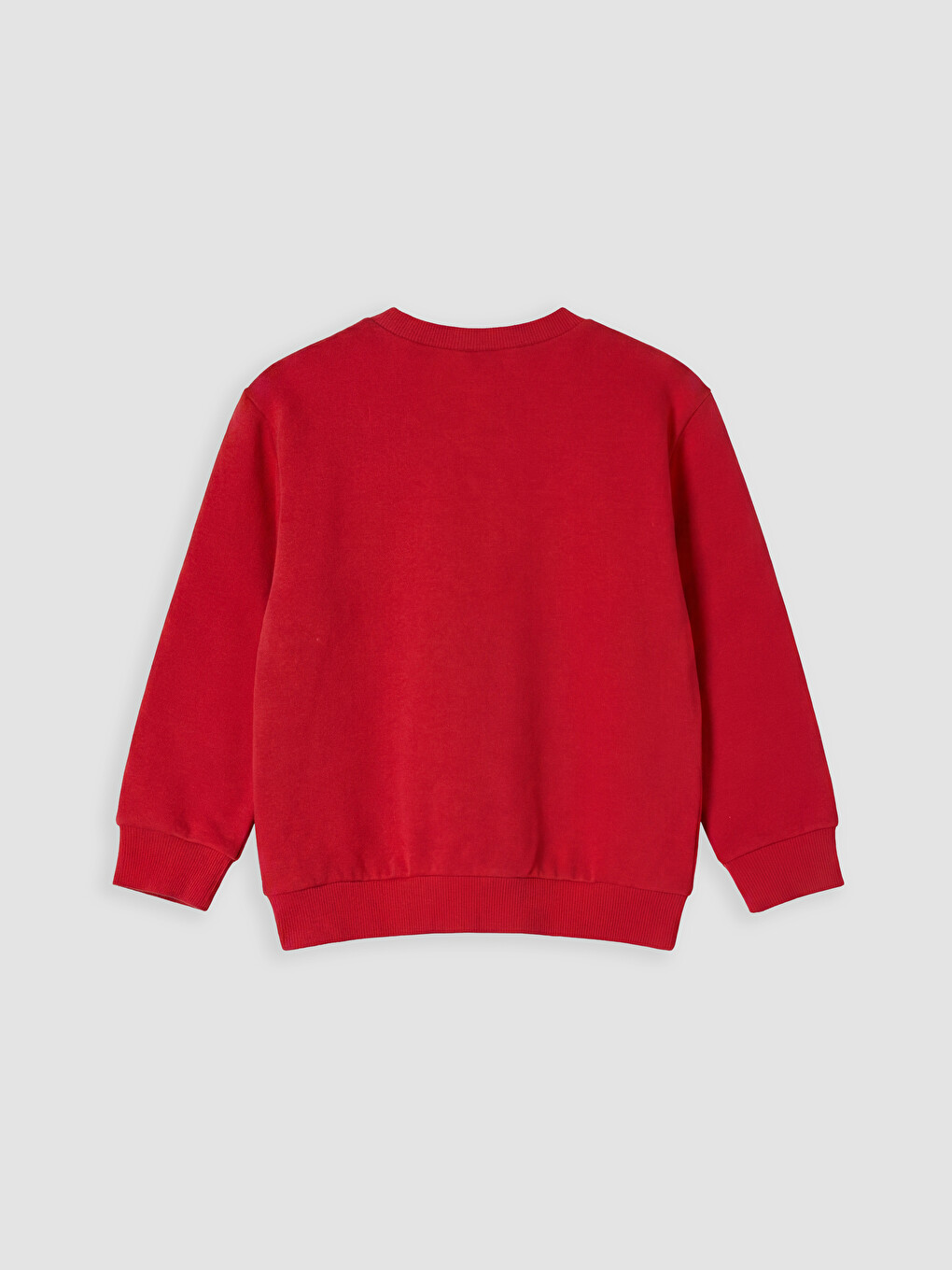 Kırmızı Bisiklet Yaka Atatürk Baskılı Erkek Çocuk Sweatshirt-2