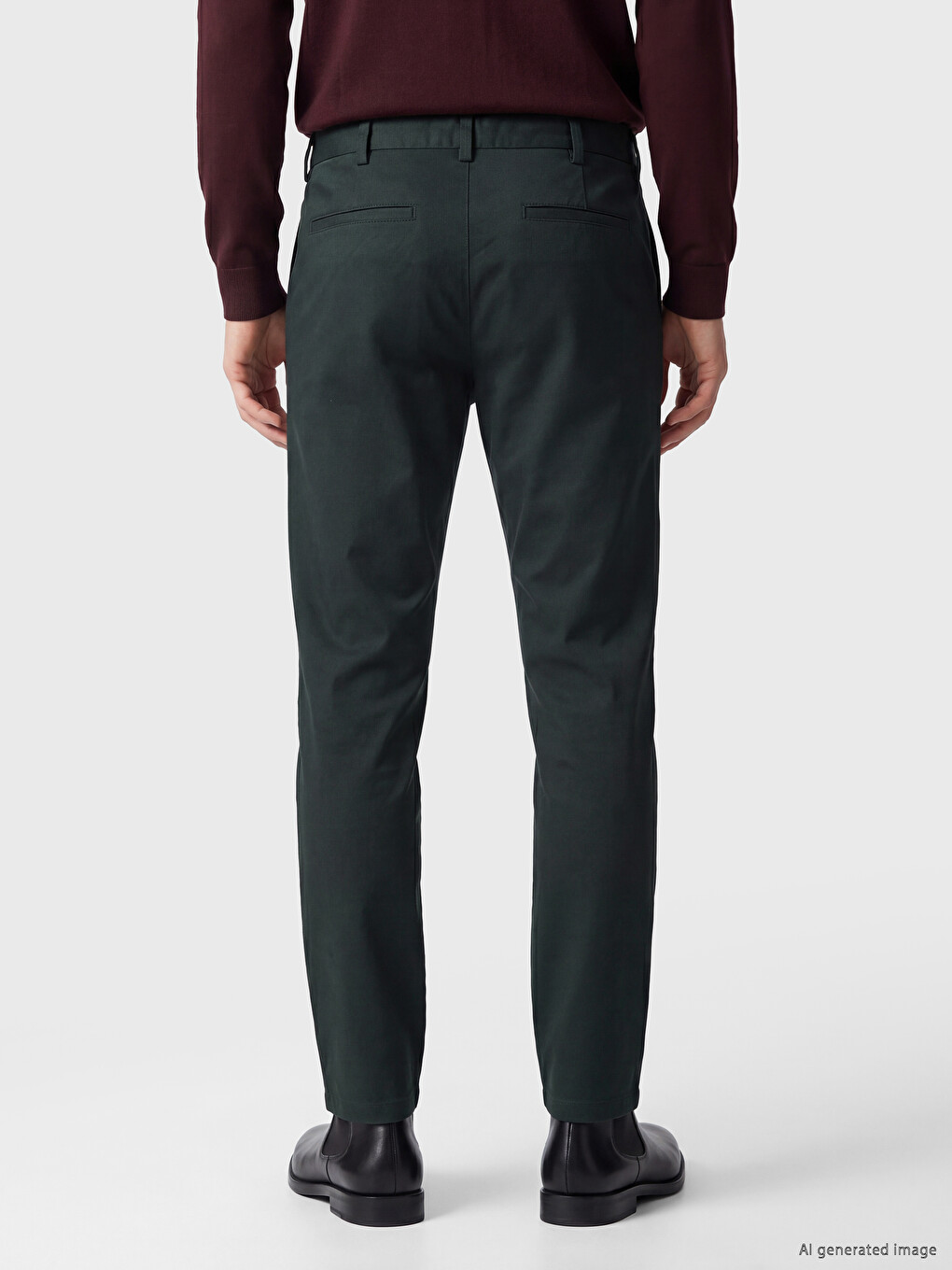 Standard Fit Men's Chino Trousers-4