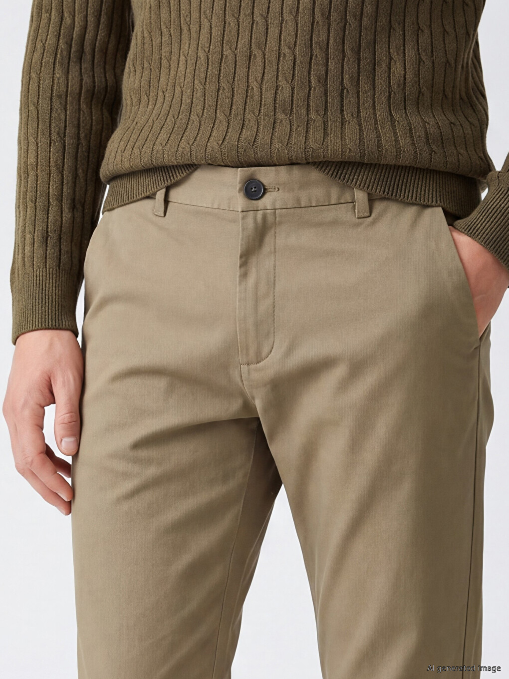 Regular Fit Men's Trousers-2