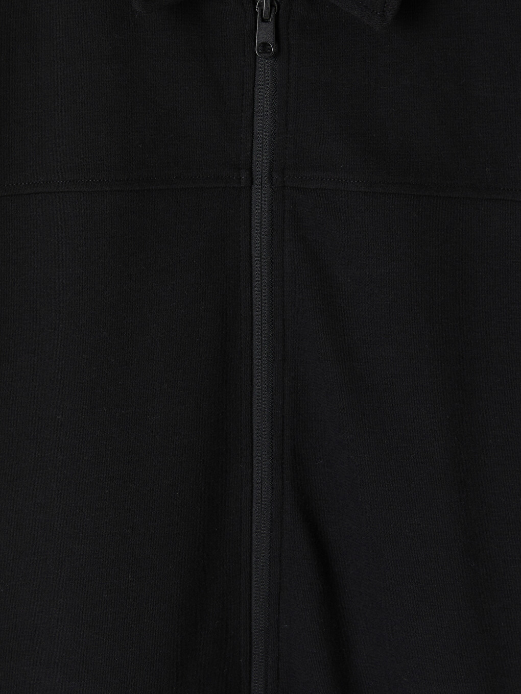 Man Black Zip-up Sweatshirt-5