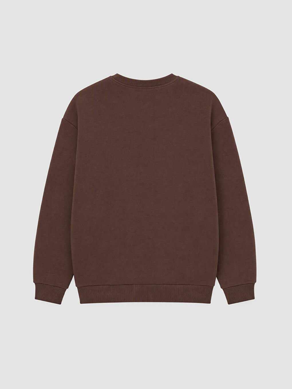 Kahverengi Baskılı Erkek Çocuk Kalın Sweatshirt-4