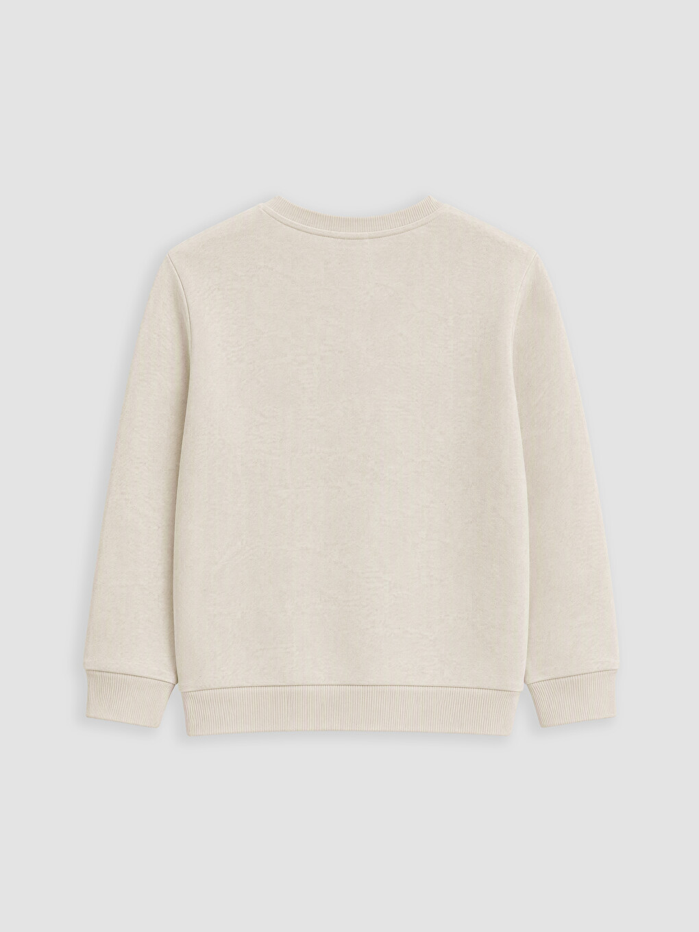Antrasit Bisiklet Yaka Baskılı Erkek Çocuk Kalın Sweatshirt 2'li-3