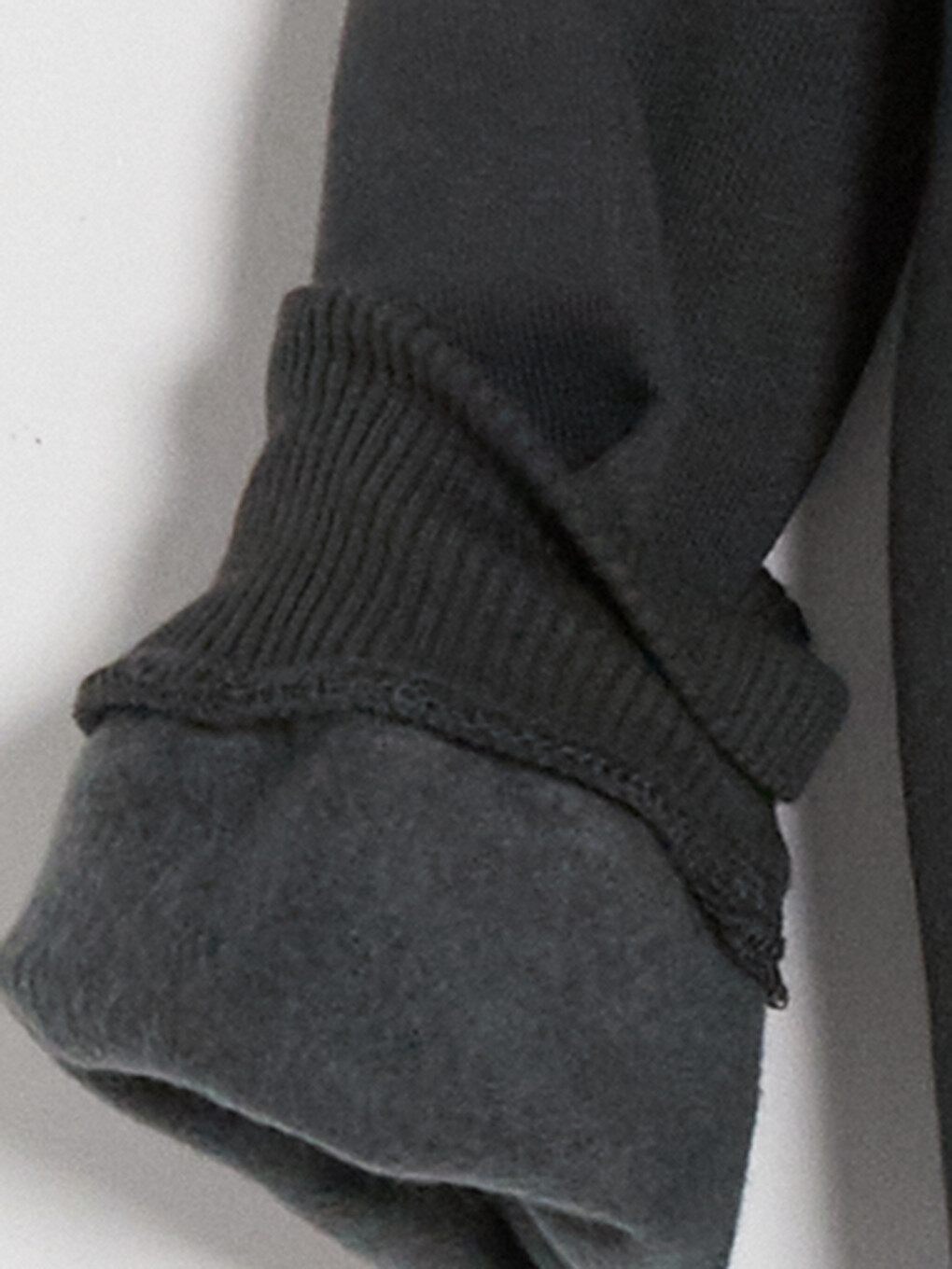Antrasit Bisiklet Yaka Baskılı Erkek Çocuk Kalın Sweatshirt 2'li-7