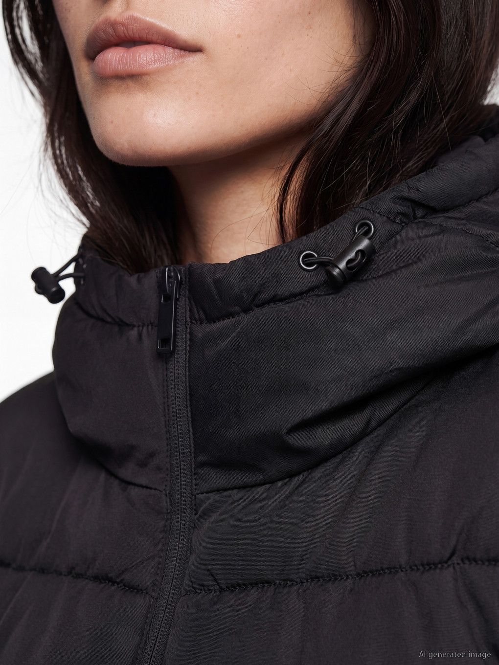 Hooded Oversize Women's Puffer Coat-2