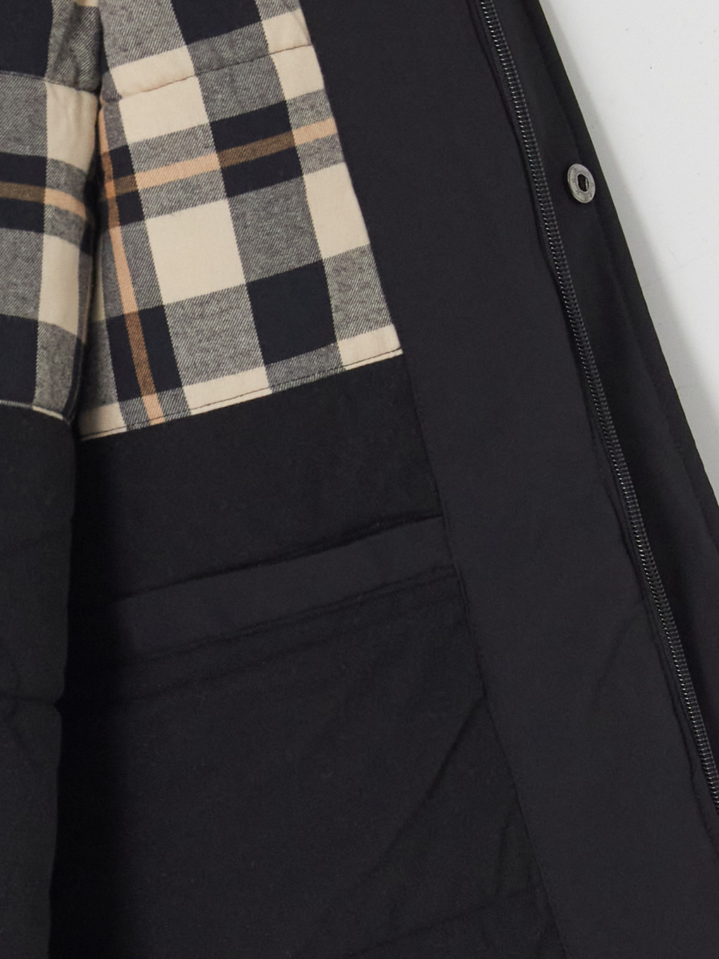 Siyah Regular Fit Kapüşonlu Erkek Mont-1