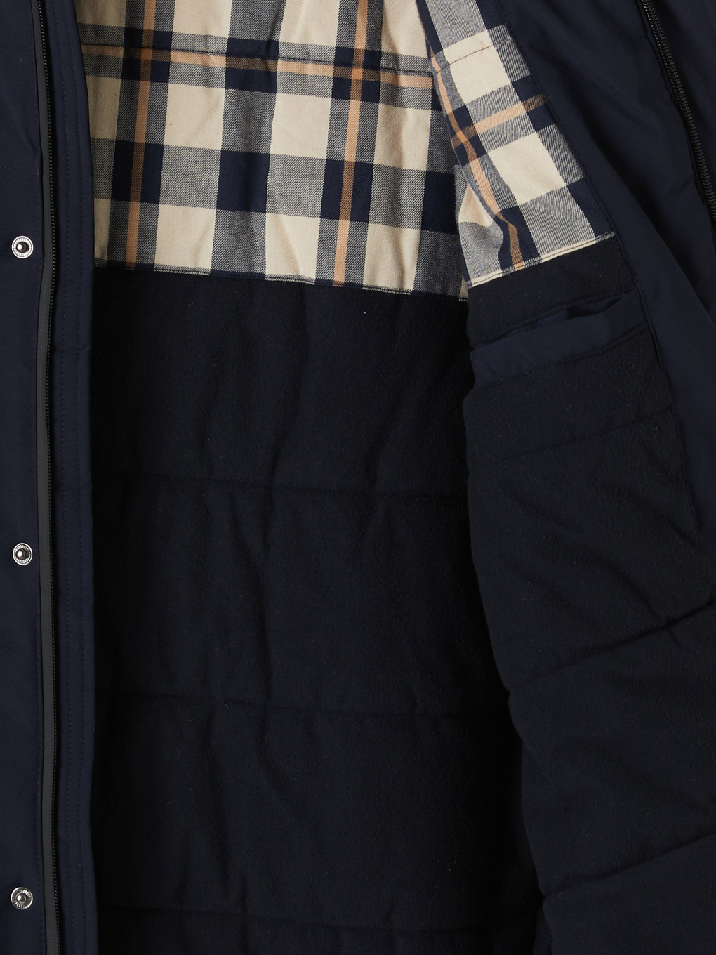 Lacivert Regular Fit Kapüşonlu Erkek Mont-7