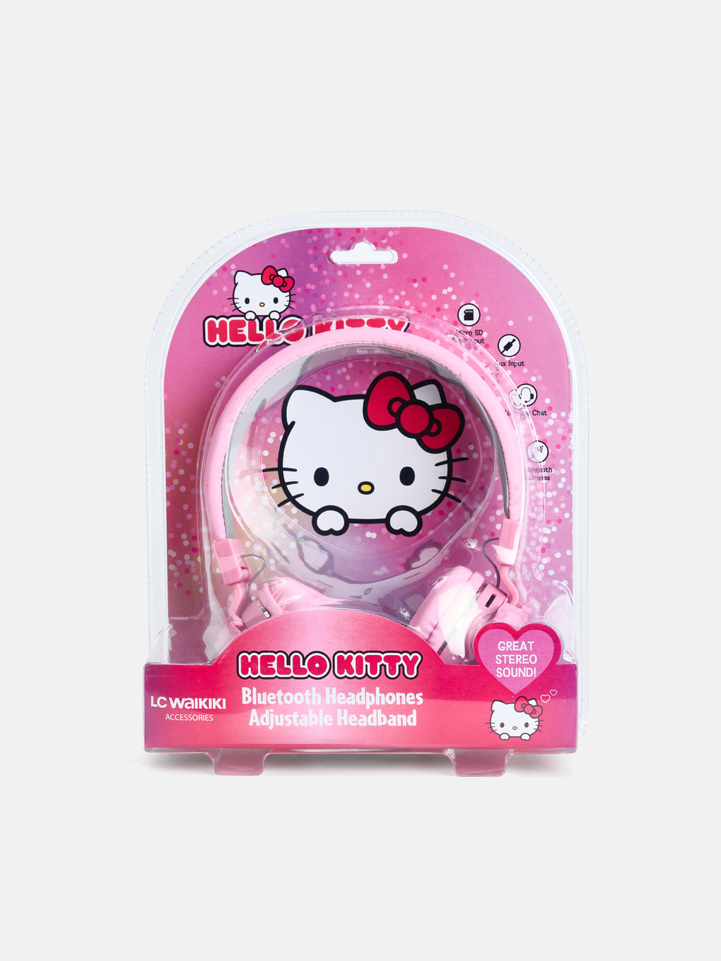 Hello Kitty Baskılı Kız Çocuk Kablosuz Kulaklık-3