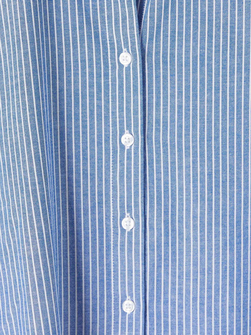 Striped Oversize Poplin Women's Shirt-5