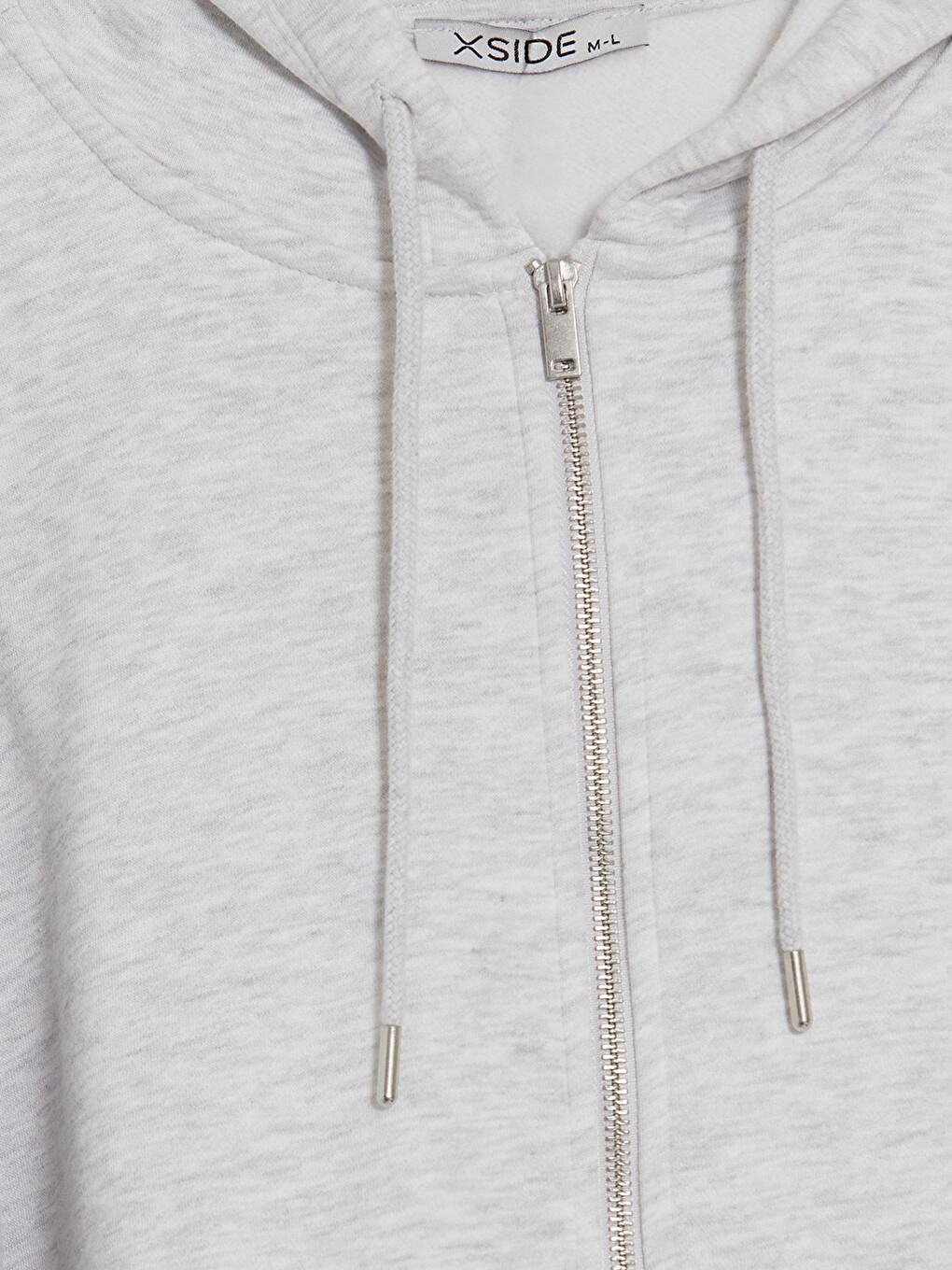 Hooded Oversize Women's Zippered Sweatshirt-5