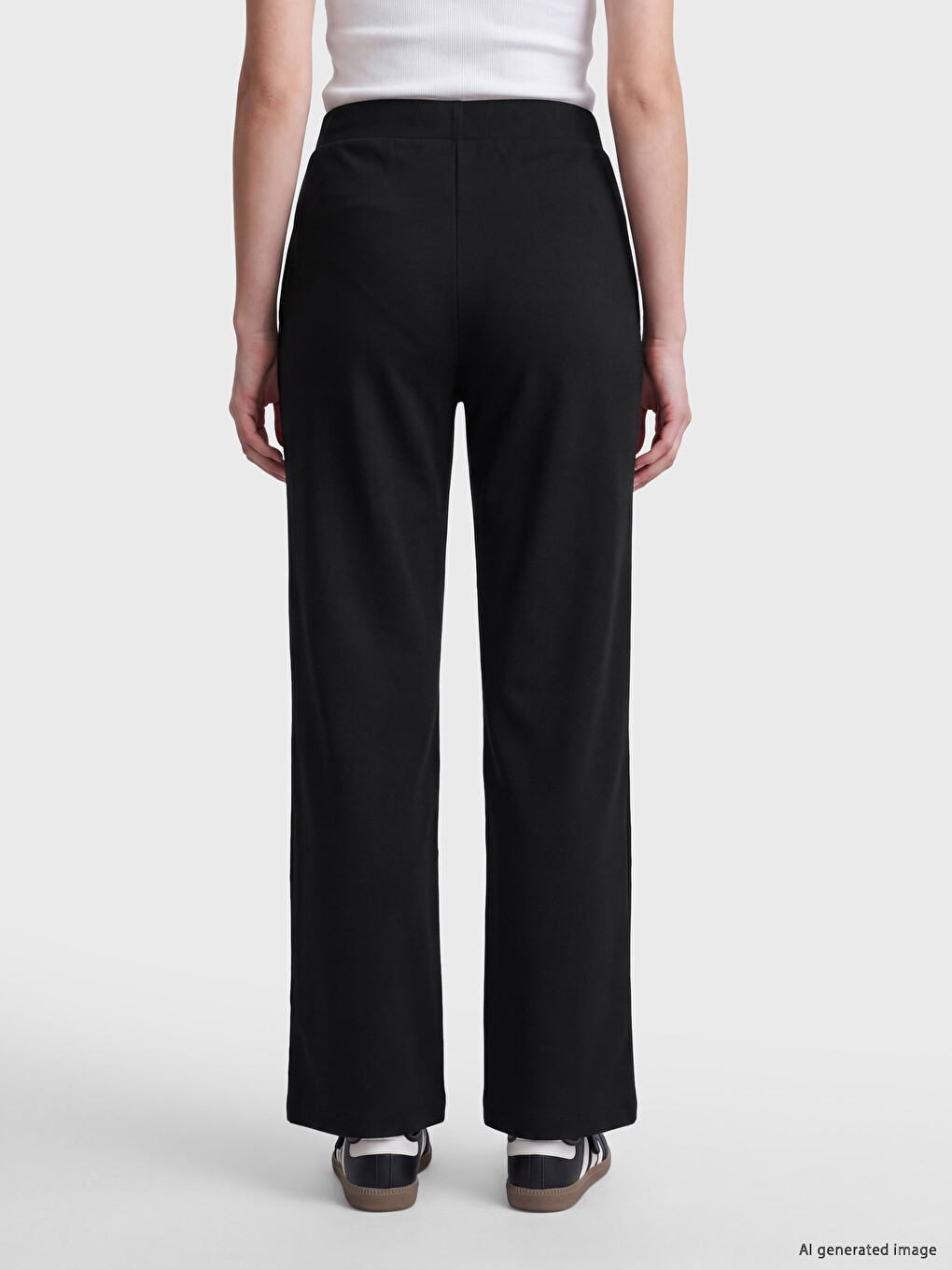 Elastic Waist Women's Sweatpants-3