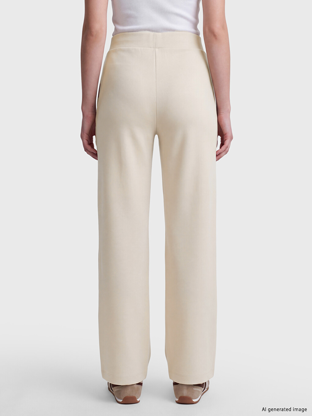 Elastic Waist Women's Sweatpants-3