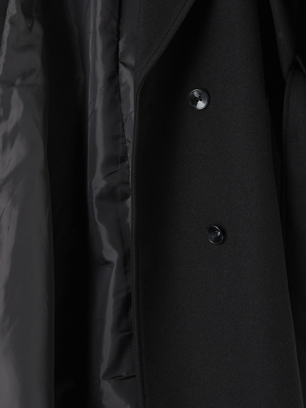 Double Breasted Collar Sashed Women's Cachet Coat-8
