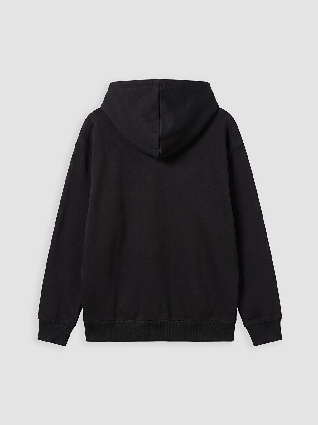 Siyah Kapüşonlu Baskılı Erkek Çocuk Sweatshirt-2