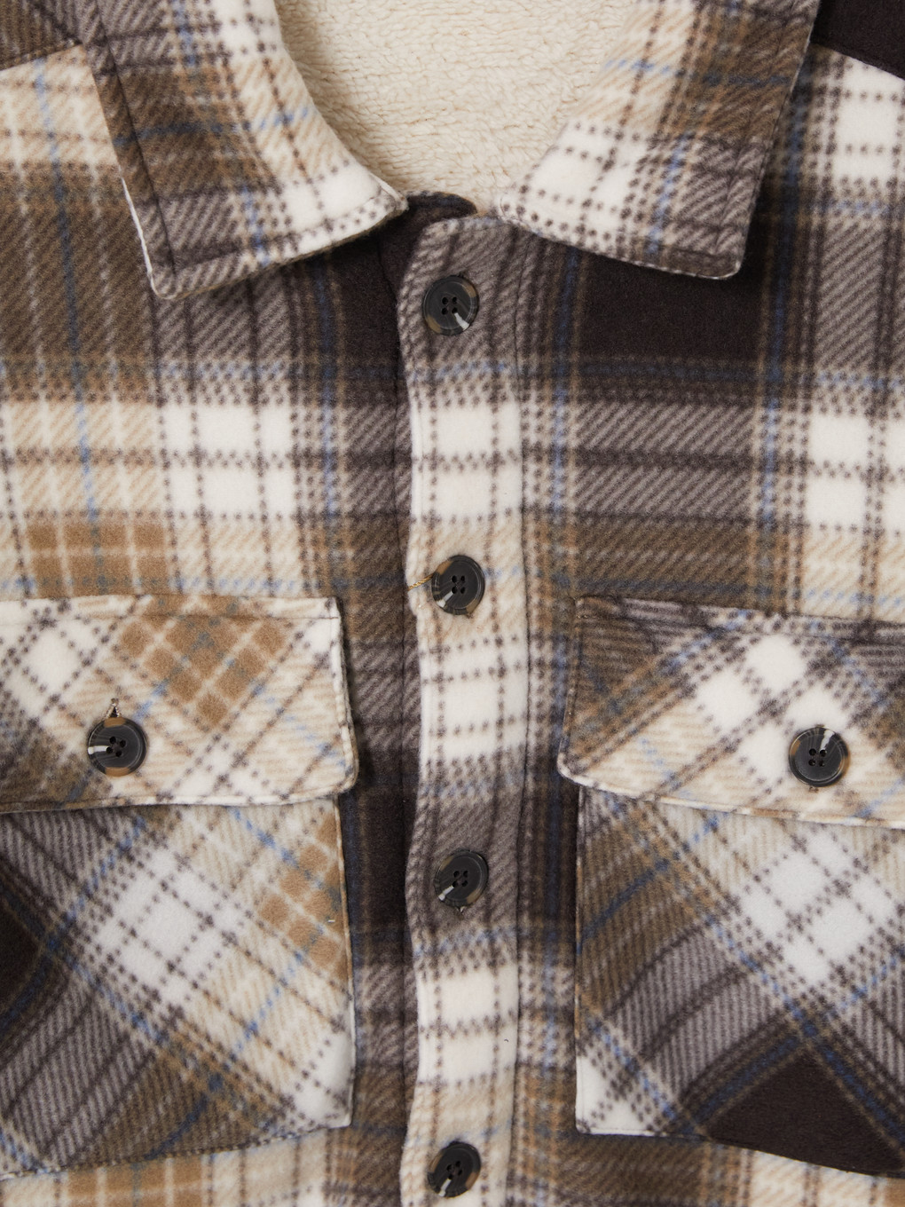 Relax Fit Plaid Patterned Men's Shirt Jacket-7