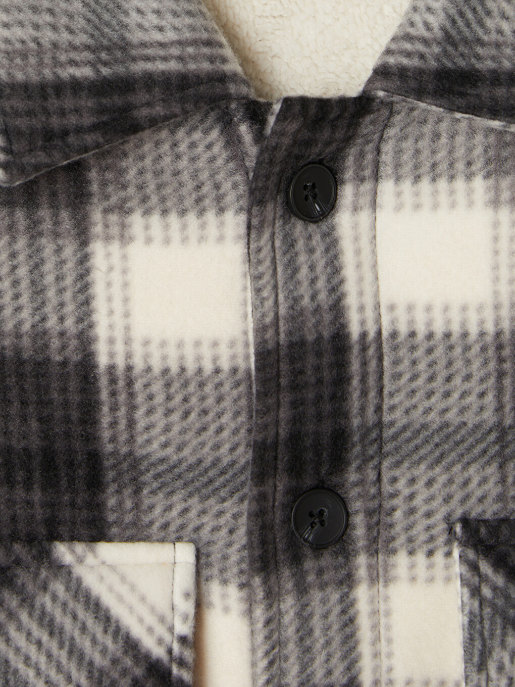 Mann Schwarz Overshirt-5