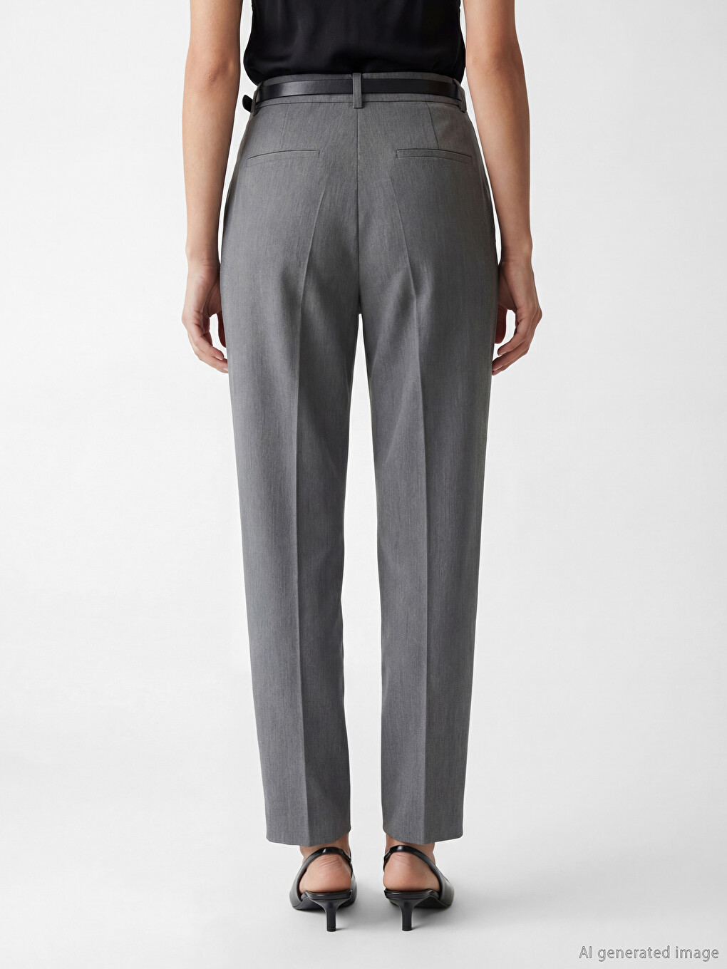 Woman Grey Trousers-3