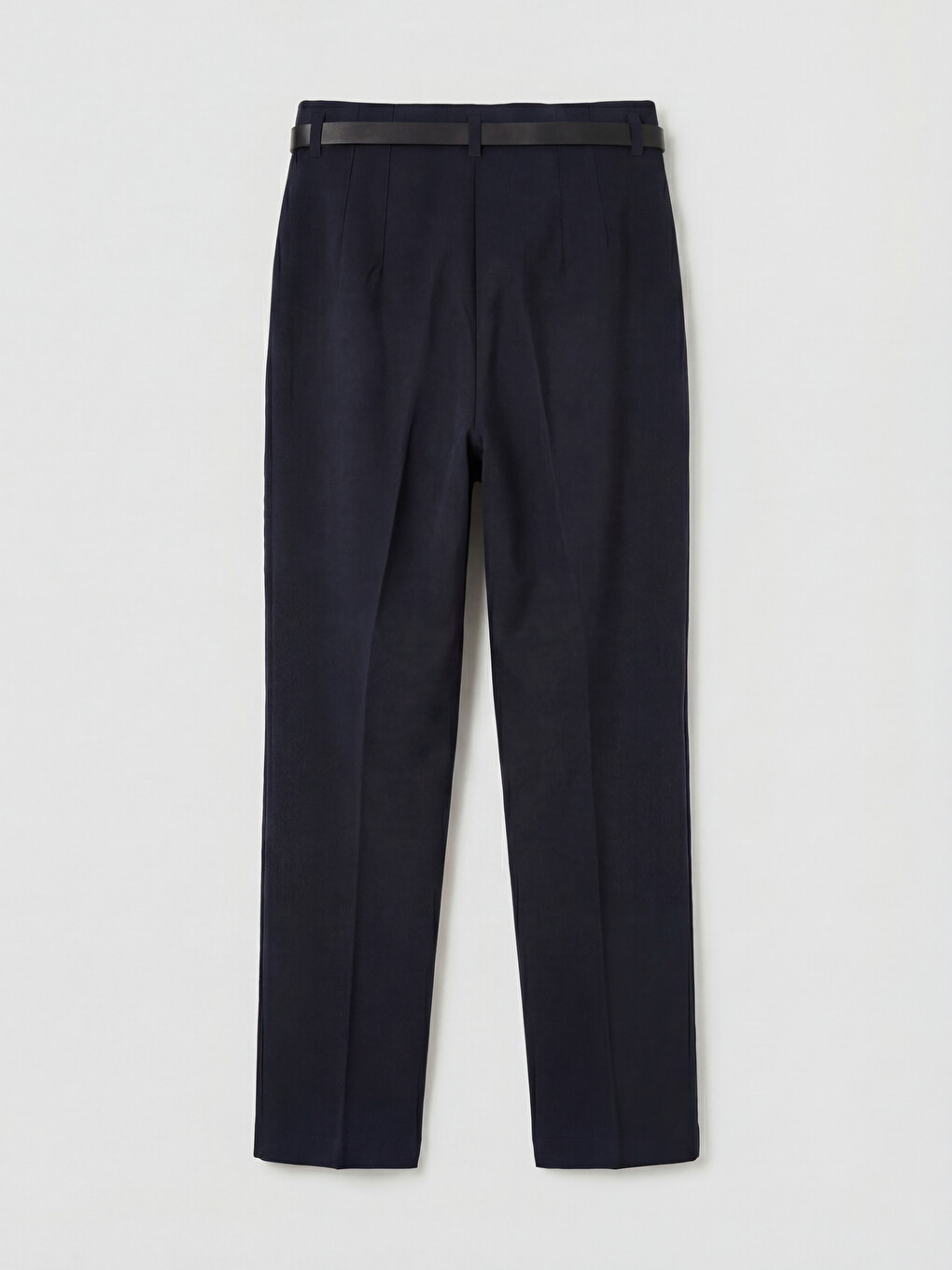 Pantalone Od Tkanine Sa Kaišem, Karo Kroja Za Žene-5