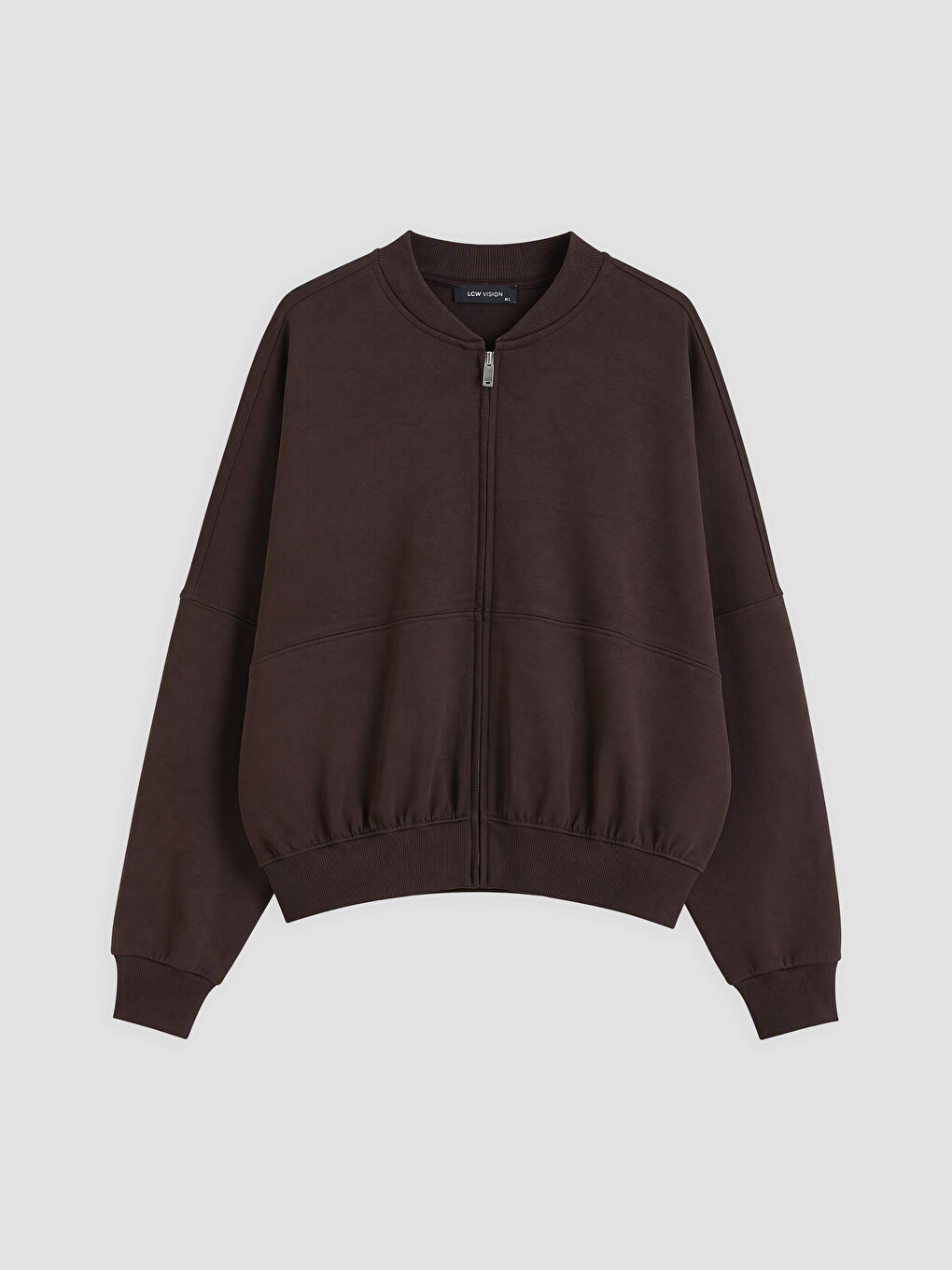 Oversize Women's Zip-up Sweatshirt-4