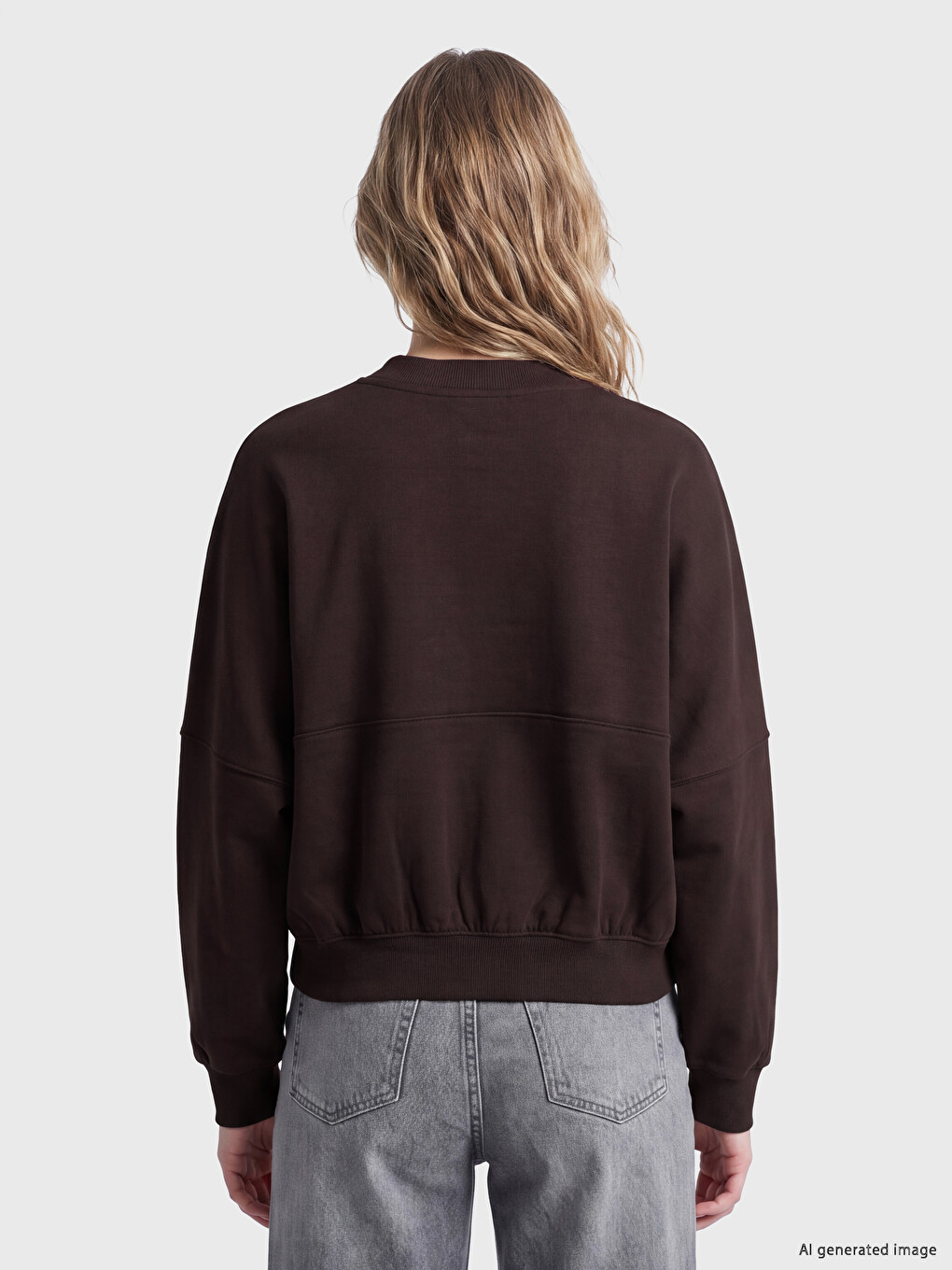 Oversize Women's Zip-up Sweatshirt-3