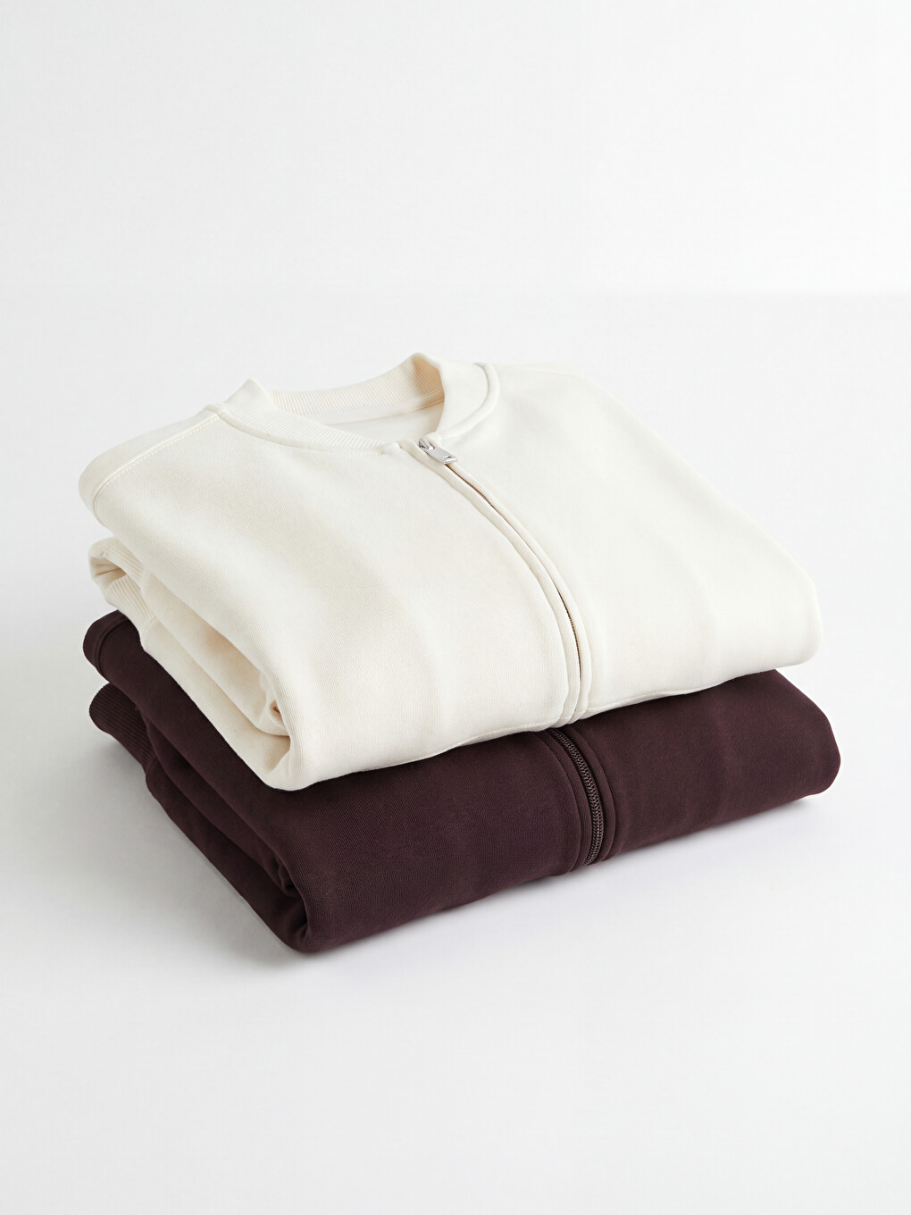 Oversize Women's Zip-up Sweatshirt-2