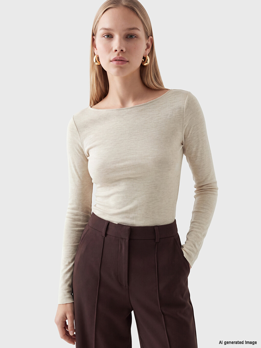 Slash Neck Women's Body