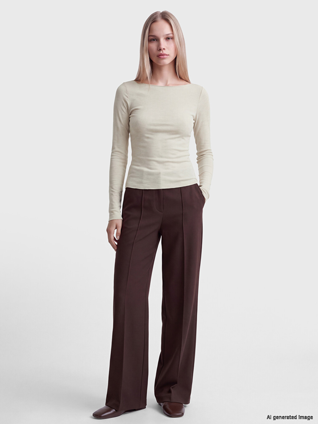 Slash Neck Women's Body-1