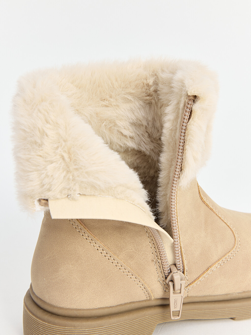 Faux Furred And Embroidery Embroidered Girl Child Boot-2