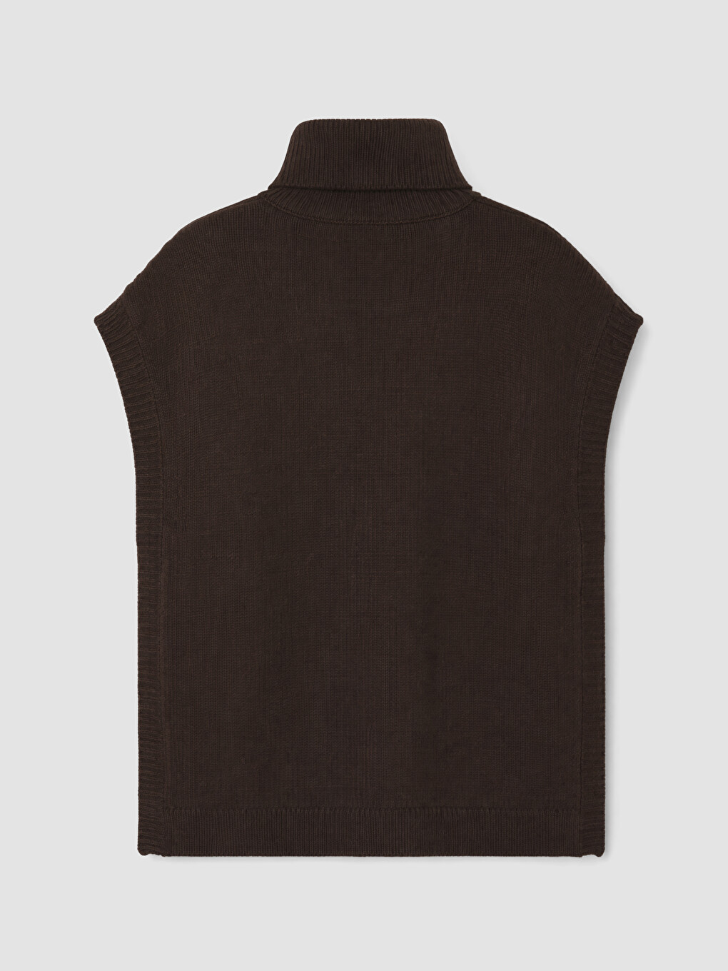 Turtleneck Women's Knitwear Sweater Vest-5