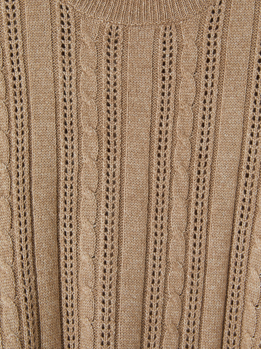 Woman Brown Sweater Vest-5