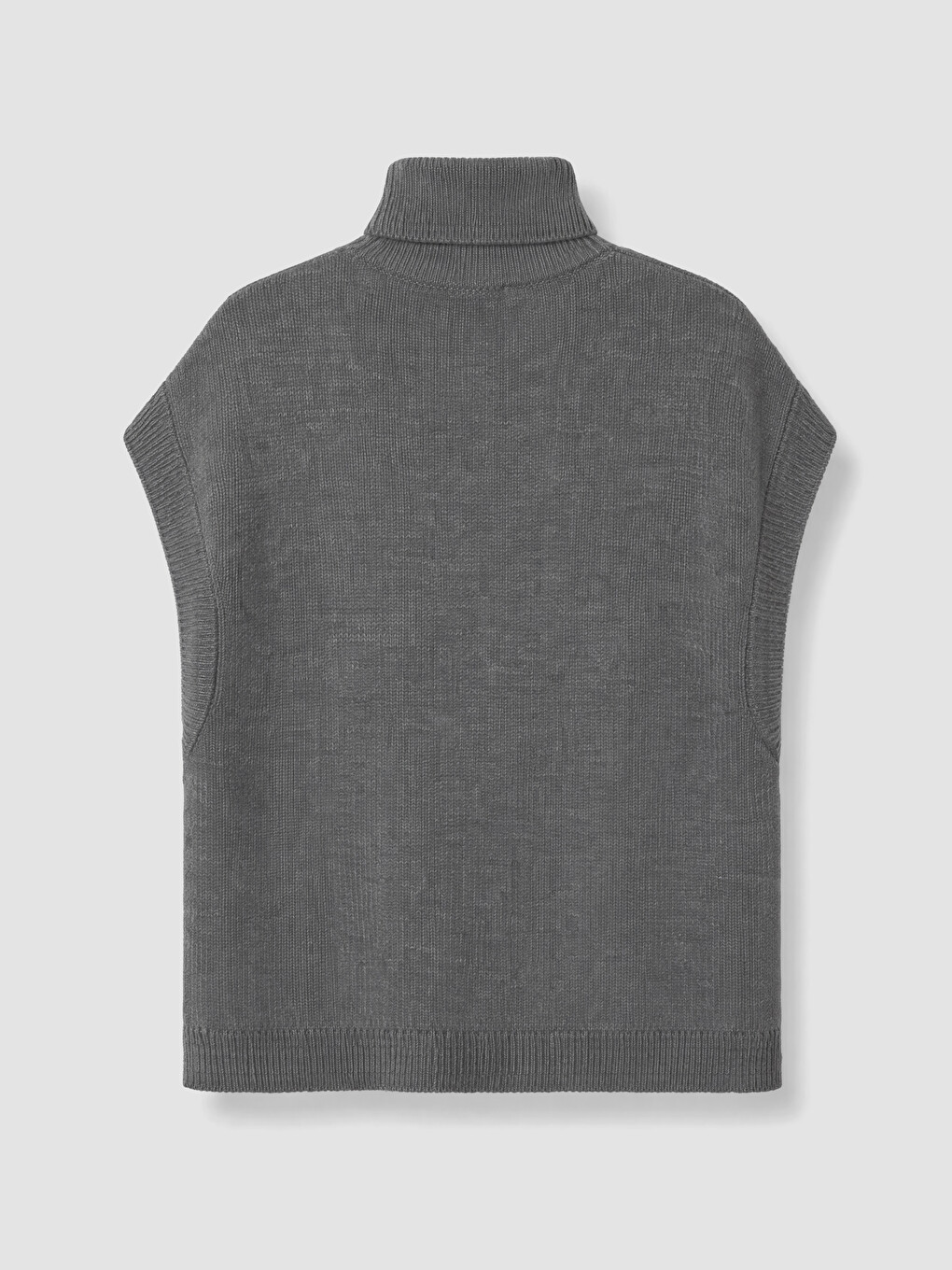 Turtleneck Women's Knitwear Sweater Vest-5