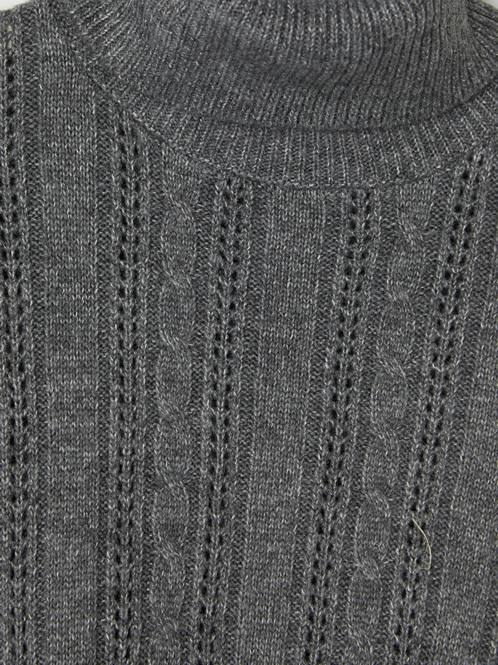 Turtleneck Women's Knitwear Sweater Vest-6