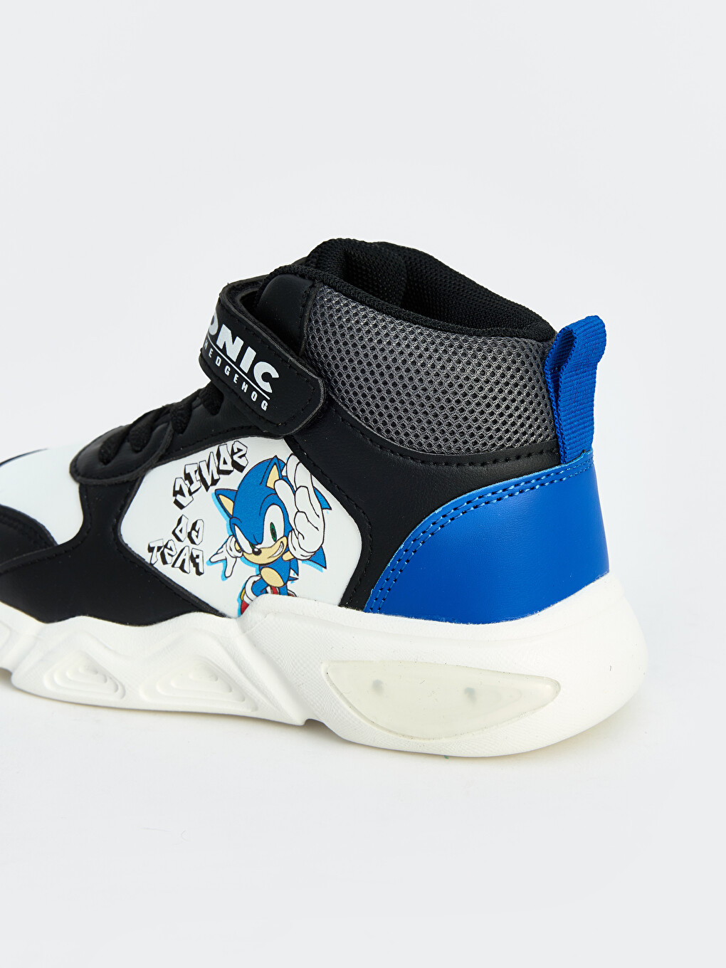 Sonic Printed Boys' Ankle Sneaker-4