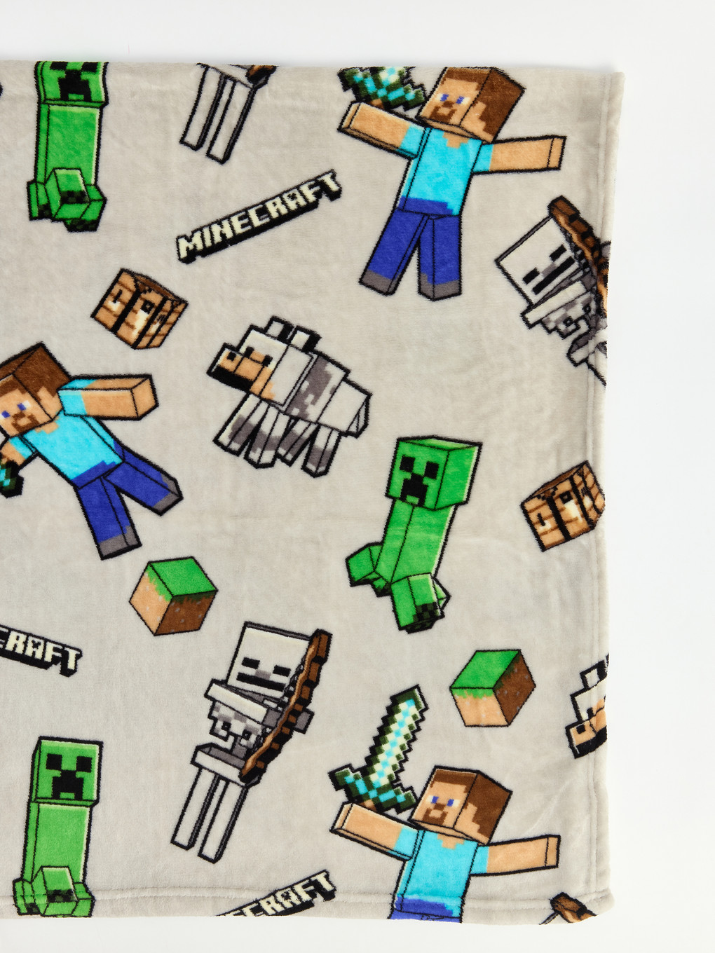Karışık Minecraft Baskılı Tv Battaniyesi 100x150 Cm-2