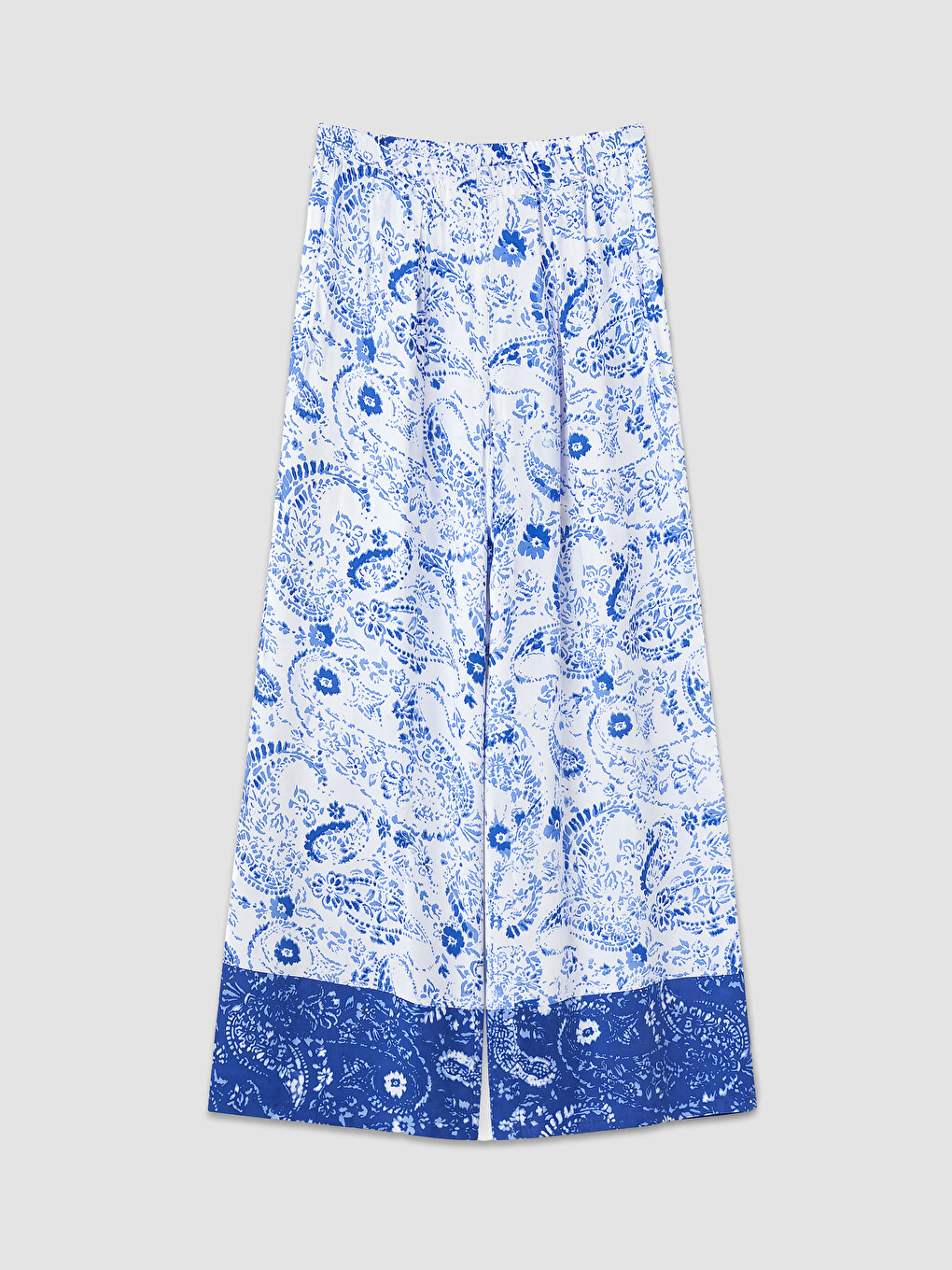 Ekru Gömlek Yaka Desenli Kadın Pijama Takımı-7