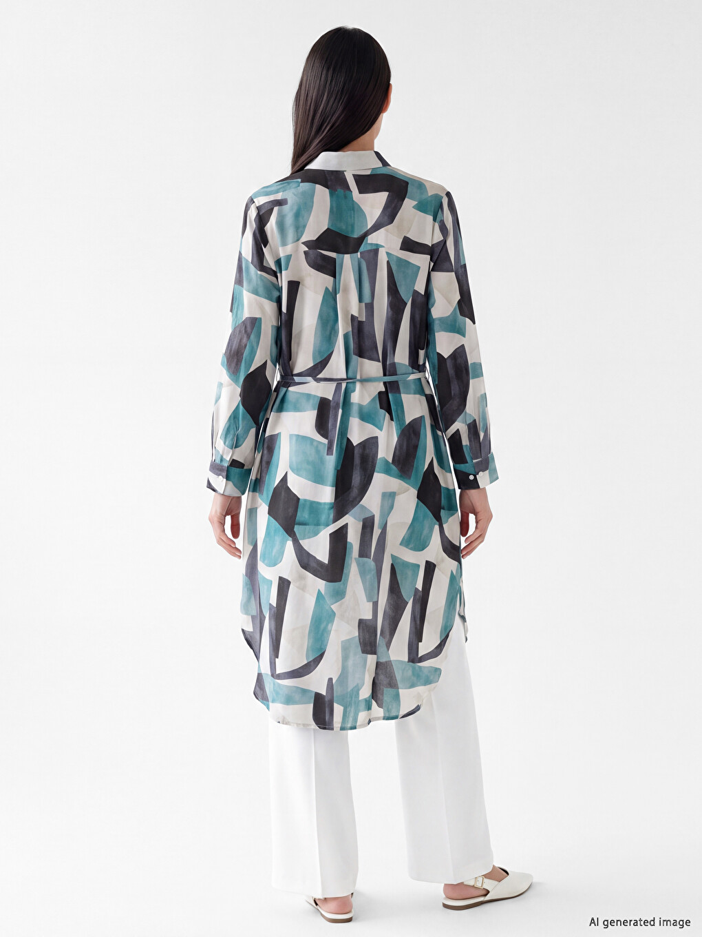 Woman Mix Shirt Tunic-3