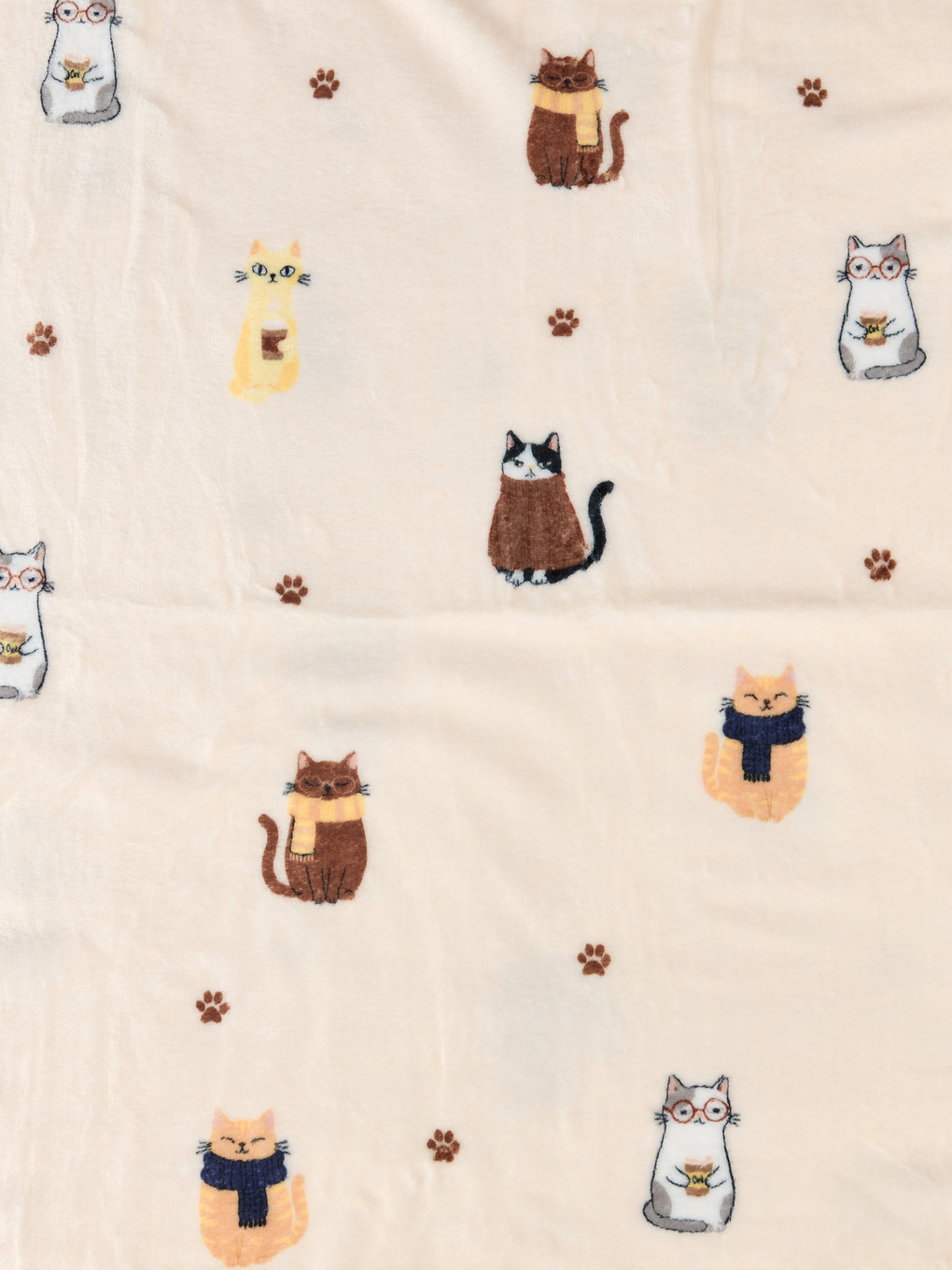 Плед С Принтом Кота Для Тв 100x150 Cm-2