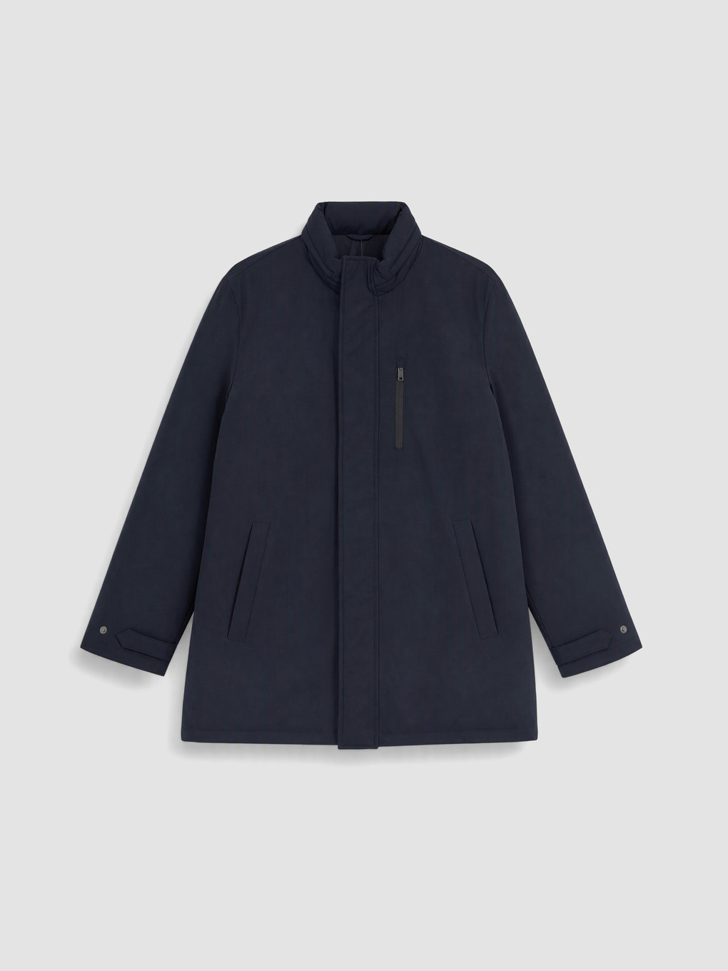 Lacivert Regular Fit Kapüşonlu Erkek Mont-3