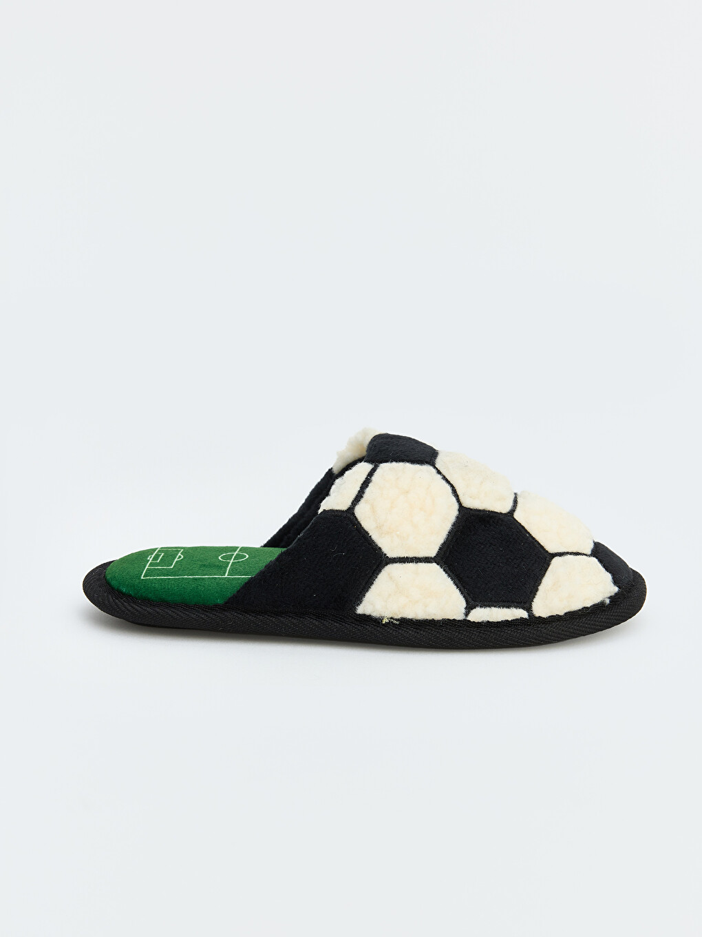 Football Figured Boys' Plush Home Slipper-1