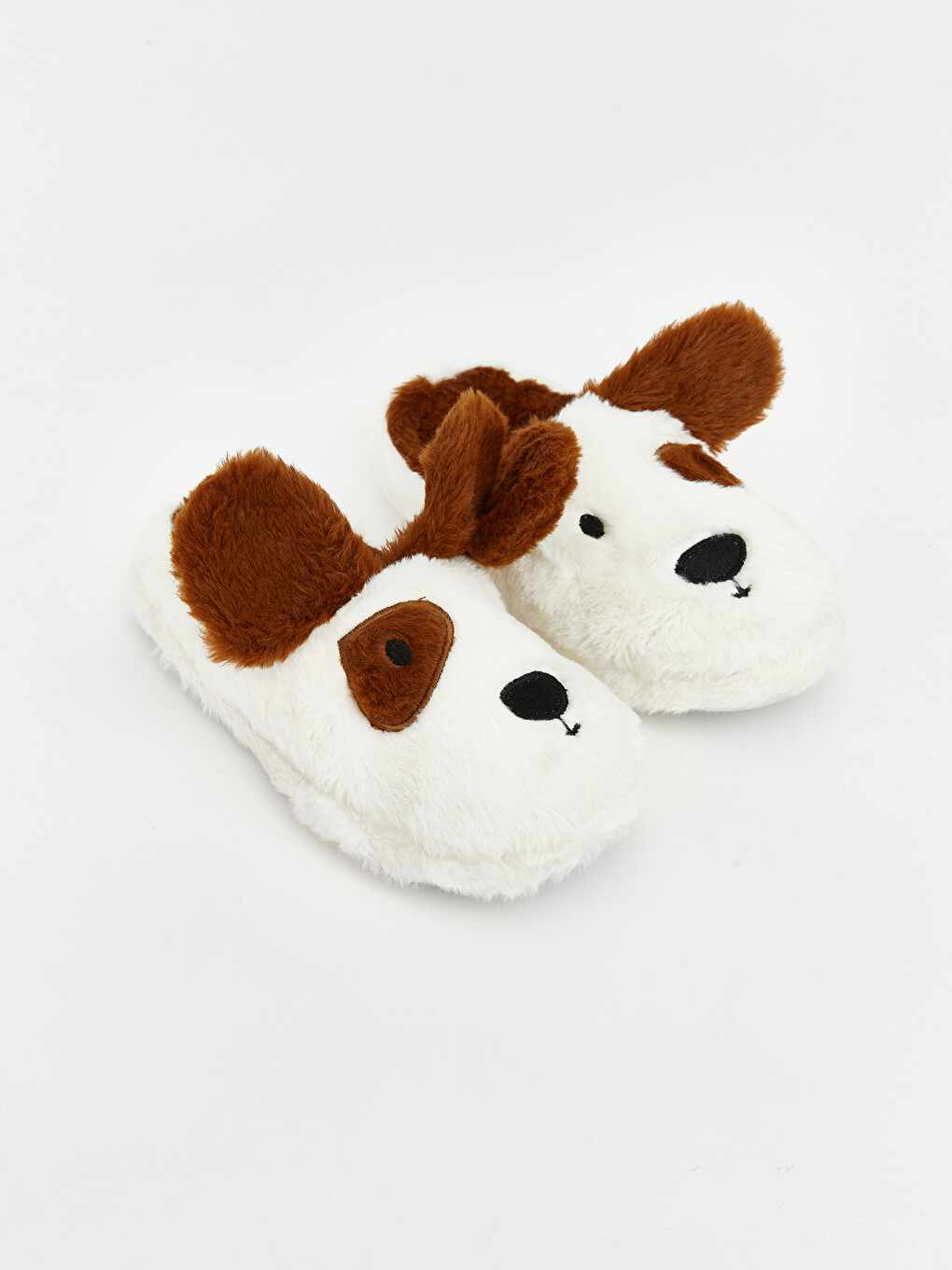 Dog Figured Boys' Plush Home Slipper