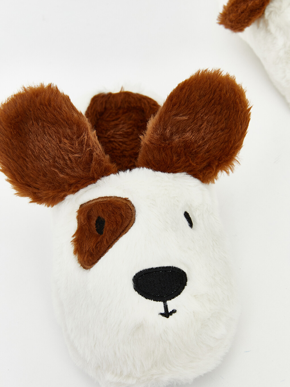 Dog Figured Boys' Plush Home Slipper-2