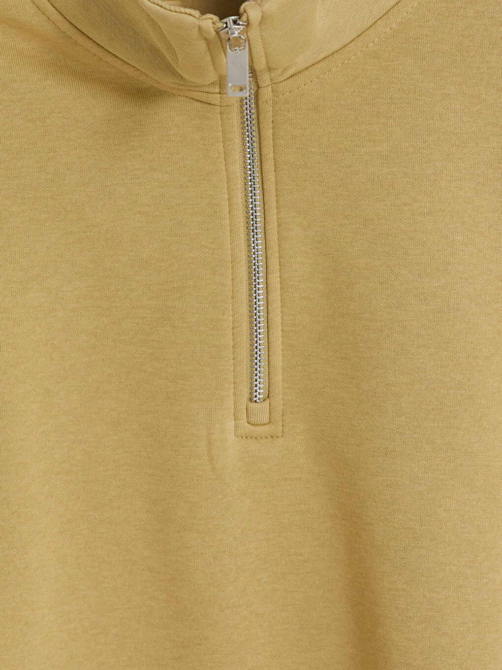Mock Neck Men's Thick Sweatshirt-1